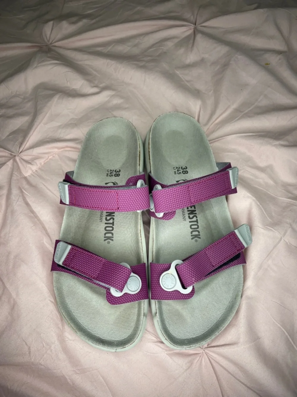 Birkenstock Kalahari Purple Pepper Safaris Women’s Like New Size 38 - Picture 2 of 7
